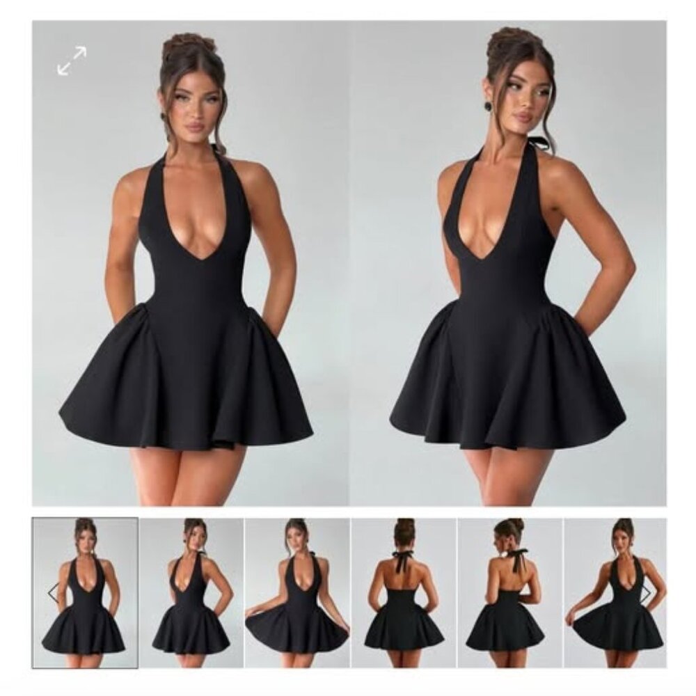 Joanne Playsuit - Black-small-NWWT